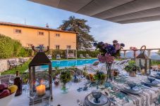 Villa in Lucca - VILLA BORBONE in Pieve Santo Stefano, a Luxury Renaissance Panoramic 9 Bedrooms Retreat Villa with Private Pool 