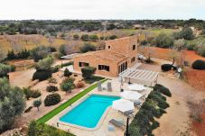 Villa in Ses Salines - Can Xesquet Camí de Morell 169 maravillosa finca con piscina privada, terraza, aire acondicionado y WiFi