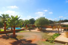 Finca en Campos - Linda 416 fantástica villa con piscina privada, gran jardín, barbacoa y aire acondicionado