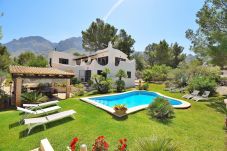 Casa vacacional, jardín, piscina, vacaciones, Mallorca, vistas