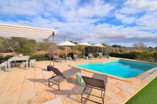 Villa em Ses Salines - Can Xesquet Camí de Morell 169 maravillosa finca con piscina privada, terraza, aire acondicionado y WiFi