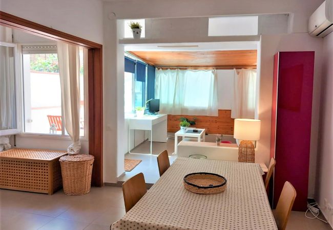 Apartamento em Barcelona - Terraço privado, um quarto,