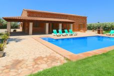 Особняк на Campos - Sa Vinya 405 fantástica finca rústica con piscina privada, terraza, jardín y aire acondicionado