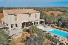 Вилла на Ses Salines - Can Xesquet Comuna 168 maravillosa finca con piscina privada, gran terraza, bicicletas y WiFi